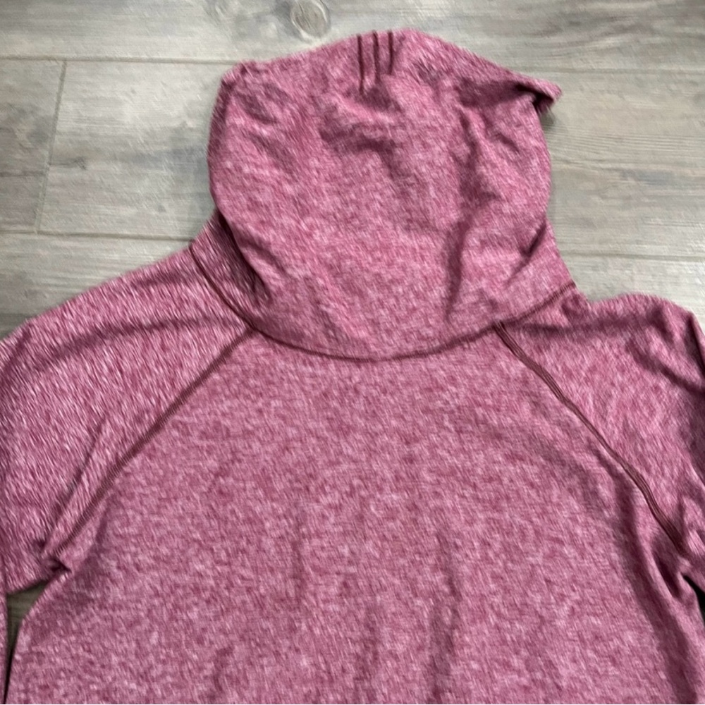 Lululemon Make A Move Long Sleeve Rulu Heathered Red Grape | Size 6 - Picture 4 of 12
